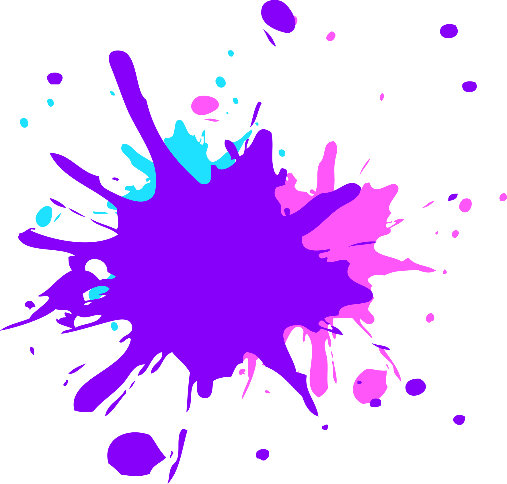 Paint Splash Design Element